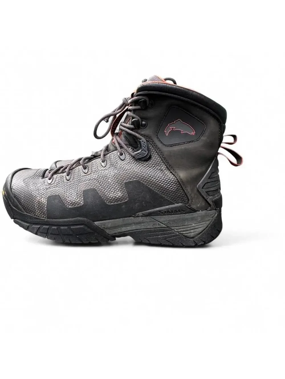 Men's Black and Brown Boot